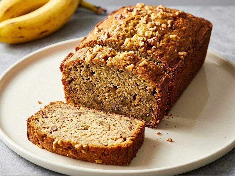 Chlebek bananowy na mące migdałowej